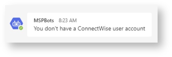 You don't have a ConnectWise account