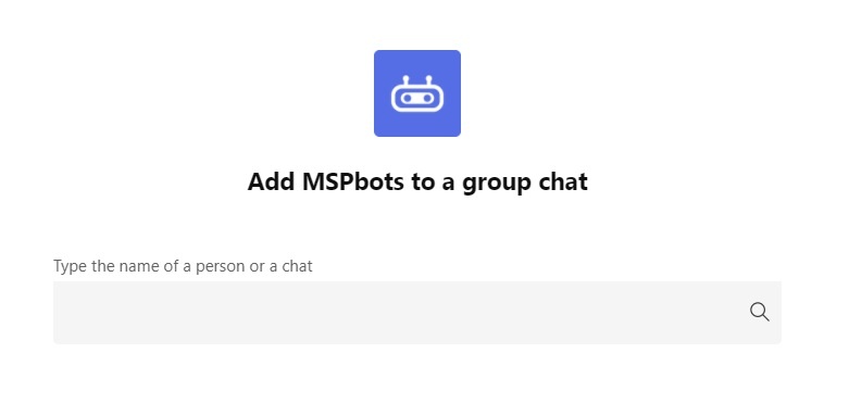 add MSPbots chat