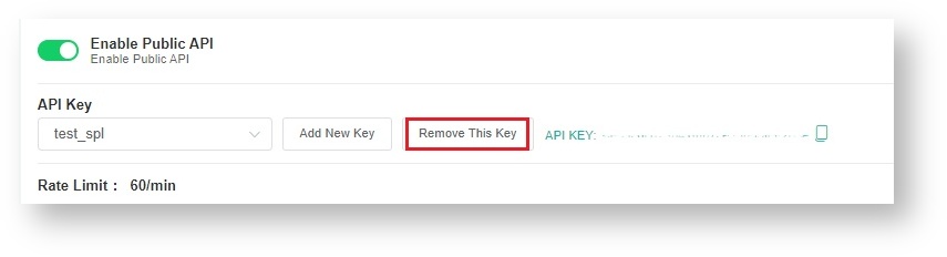 remove key