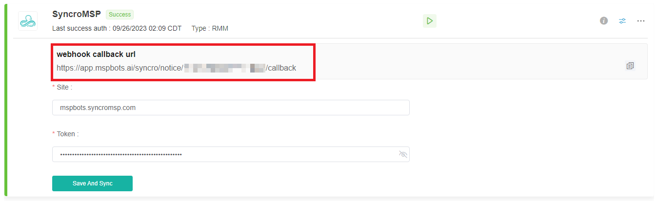 SyncroMSP webhook callback URL